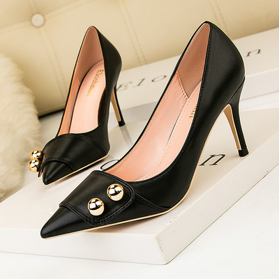 Fashionable Sexy Thin Stiletto High-heeled Shallow Mouth