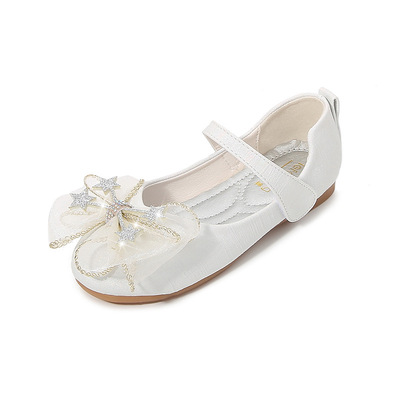 Girls Princess Shoes New Soft Bottom Peas Shoes