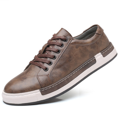 Creative Trend Men's Casual Shoes British Lace-up Sneakers Large Size Men's Shoes