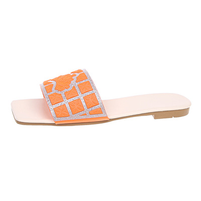 New Open-toed Outer Wear Flat-bottomed Women's Beach Drag