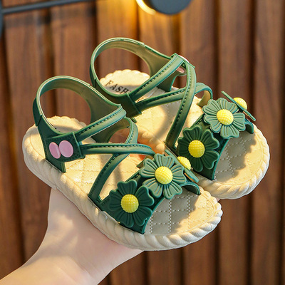 Summer Fashion Princess Soft-soled Beach Children's Shoes