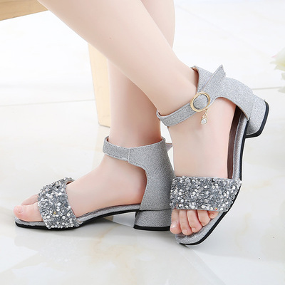 Princess Shoes Little Girl Open Toe Roman Shoes