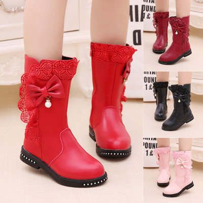 Children's Plush Boots For Little Girls