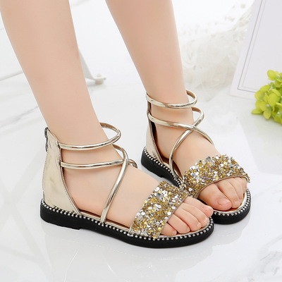 Fashion Little Girl Children's Roman Shoes Flat Princess Shoes