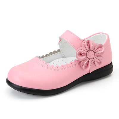 New Style Black Student Performance Shoes In Big Kids Soft-soled Princess Shoes
