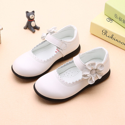 Fashion Big Kids Soft-soled Princess Shoes Black Student Performance Shoes