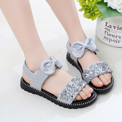 Soft-soled Princess Shoes, Big Kids' Soft-soled Beach Shoes For Little Girls