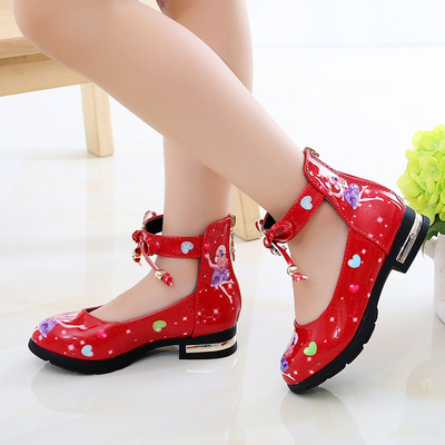 Children's Shoes, Girls' Leather Shoes, Spring And Autumn Soft-soled Princess Shoes