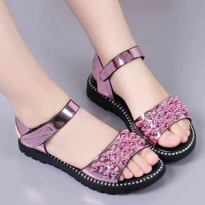 Flat Princess Shoes, Soft-soled Children's Beach Shoes For Big Kids And Students