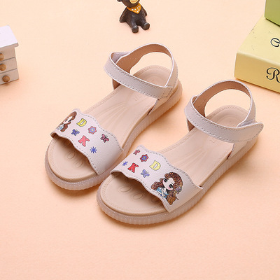 Fashion Korean Children's Soft-soled Little Princess, Big Kids, Girls, Baby Beach Shoes