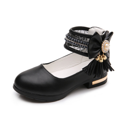 New Fashion Korean Version Of Soft-soled Princess Shoes In Big Kids Student Single Shoes