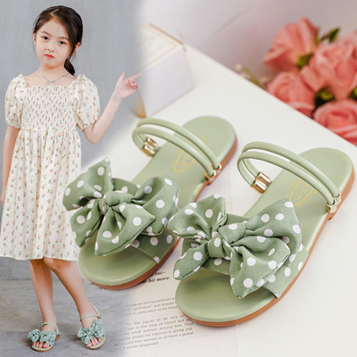 New Fashion Outer Wear Soft Bottom Little Girl Cute Baby Flip Flops