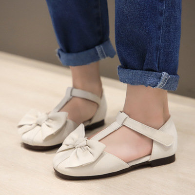 Summer New Style Korean Bow Soft-soled Shoes Fashion Non-slip Baotou Middle-aged Princess Shoes