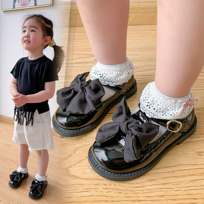 Summer New Fashion Princess Shoes British College Style Soft Bottom Velcro Tide