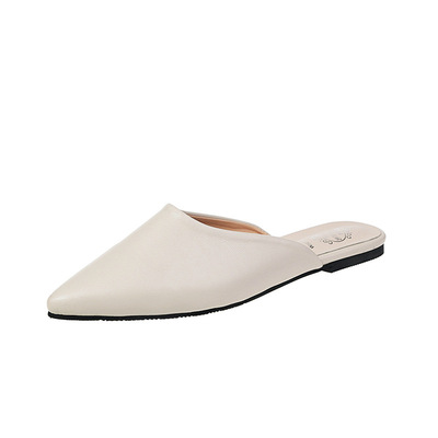 Baotou Slippers Flat Without Heel Summer Sandals Lazy Mules