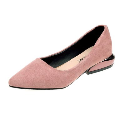Pointed Toe Pumps Women's Low Heel Fashion Shoes