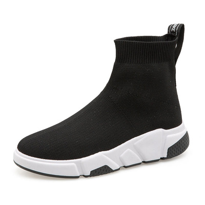 Knitted Boots Simple Sleeve Flat Low Short Tube Boots Casual Martin Boots