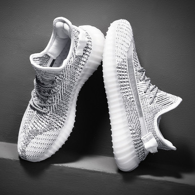 Autumn New Style Korean Casual Couple Shoes Flying Woven Breathable Coconut Shoes