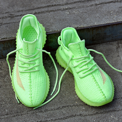Autumn New Style Korean Casual Couple Shoes Flying Woven Breathable Coconut Shoes
