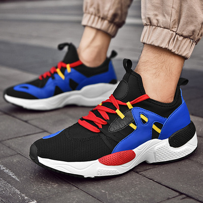 Spring And Summer Breathable Mesh Running Shoes Korean Version Plus Size
