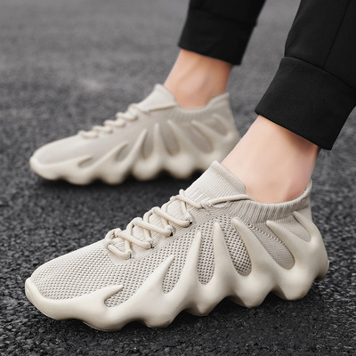 Summer New Flying Woven Breathable Coconut Shoes