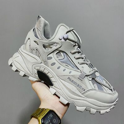 Summer New Thick-soled Increased Korean Student Luminous Men's Sports Shoes