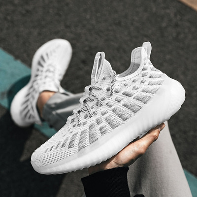 Fei Woven Breathable National Tide Popcorn Plus Size Casual Men's Sports Shoes