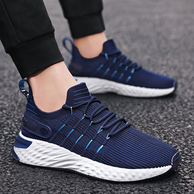 Breathable Mesh Shoes Men's Korean Fashion Students Casual Running Men's Sports Shoes