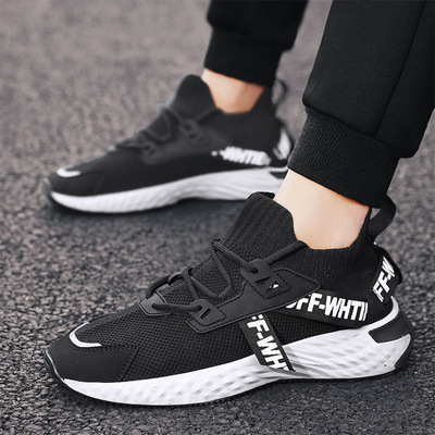 Breathable Mesh Shoes Men's Korean Personality Student Casual Running Sneakers