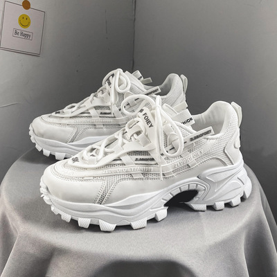 The New Thick-soled Increased Korean Style Casual Men's Sports Shoes