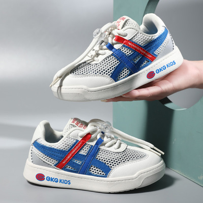 Breathable Hollow Girls' Trendy Shoes, Korean Version For Middle School Students