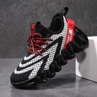 Autumn New Flying Woven Breathable Coconut Shoes Korean Style Tide All-match Non-slip