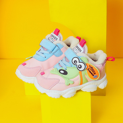 New Warm Toddler Shoes 1-6 Years Old Thick Cotton Boys And Girls Sports Shoes