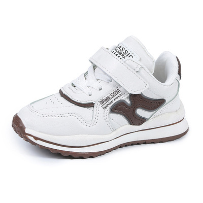 Boys' Sneakers With Velcro And Microfiber Leather Soft Sole