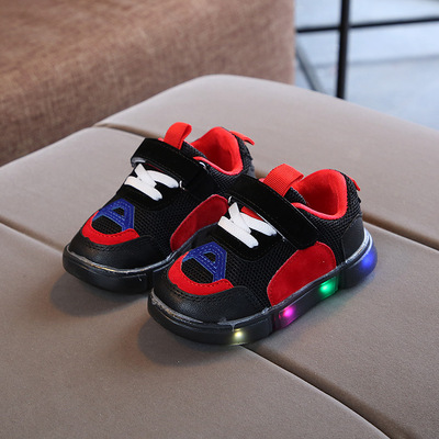 Boys And Girls Casual Shoes Korean Sports Shoes Luminous Shoes