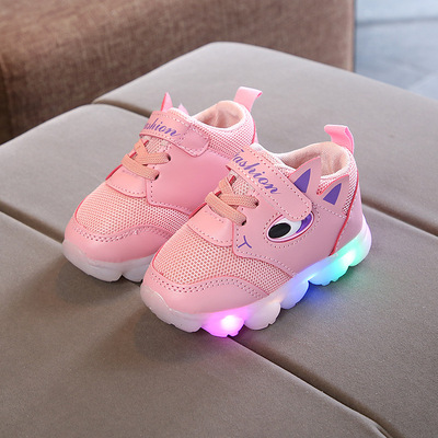 Children's Board Shoes Korean Version Of Led Flashing Shoes Sports Shoes