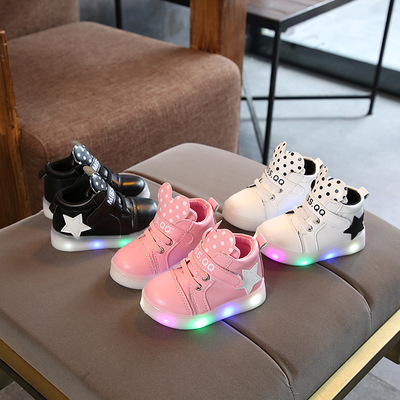 Fashion Cartoon Luminous Children's Shoes, Boys And Girls' Fashion Casual Shoes