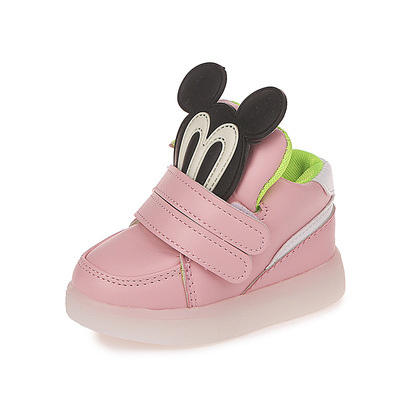 Autumn And Winter Bright Lights Cartoon Glowing Children's Shoes Led Fashion Casual Shoes