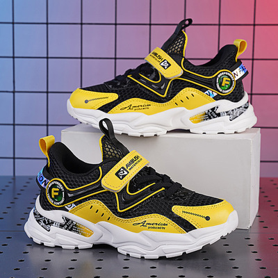 Boys And Girls Single Net Shoes Spring And Summer Mesh Breathable