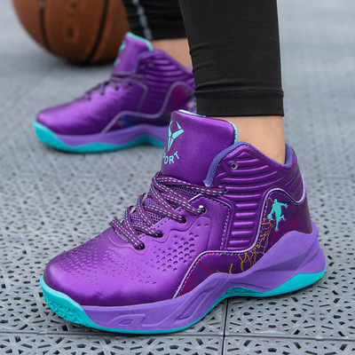 Children's Basketball Shoes High-top Girls Sports Shoes Boys Training Shoes