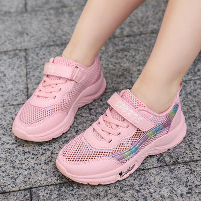Mesh Sneakers Lightweight Breathable Running Shoes Princess Shoes Casual Girls Shoes
