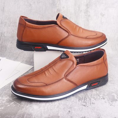 The First Layer Of Cowhide Men's Casual Leather Shoes Autumn New Four Seasons