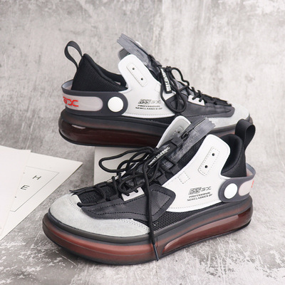 Fashion Trendy Color Matching Casual Sneakers With Suction Mold Bottom