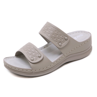 Beige Slippers & Flip-flops