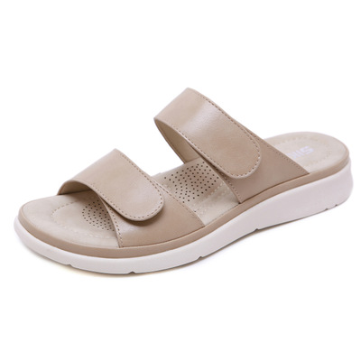 Vacation Beach Velcro Massage Sponge Slippers