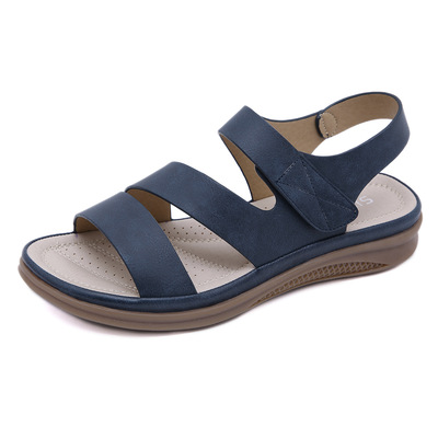 Casual Lightweight Plus Size Retro Wedge Heel Comfortable Sandals
