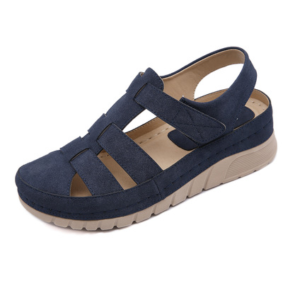 Outsole Lightweight Velcro Cross-border Stitching Leisure Slope With Baotou