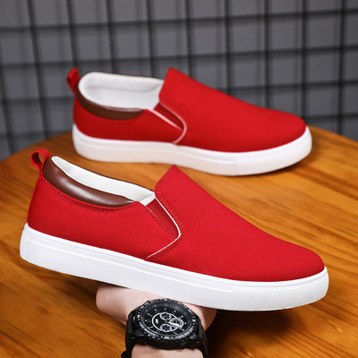 Canvas Shoes Korean Style Men's All-match Casual Shoes Trendy Oversized Sneakers