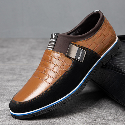 Casual Leather Shoes, Soft Sole, Lightweight, Large Size Men's Shoes