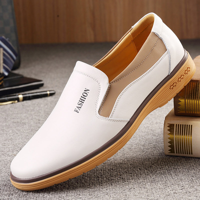 Business Casual Small Leather Shoes Men's Shoes Over-foot Lazy Shoes